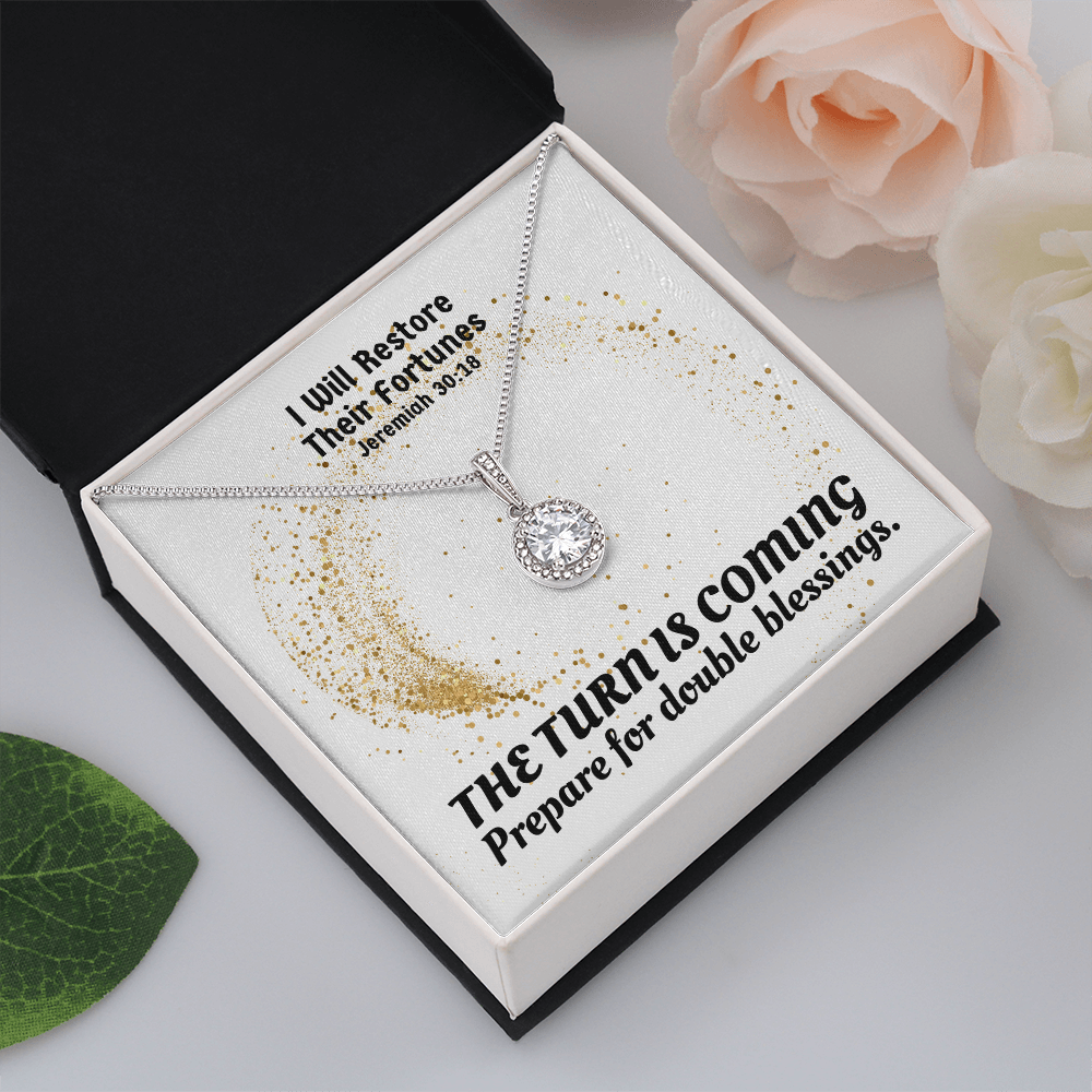 I Will Restore Their Fortunes (Jeremiah 30:18) | Eternal Hope Pendant Necklace