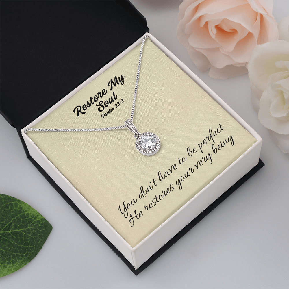 Restore My Soul (Psalm 23:3) | Eternal Hope Pendant Necklace