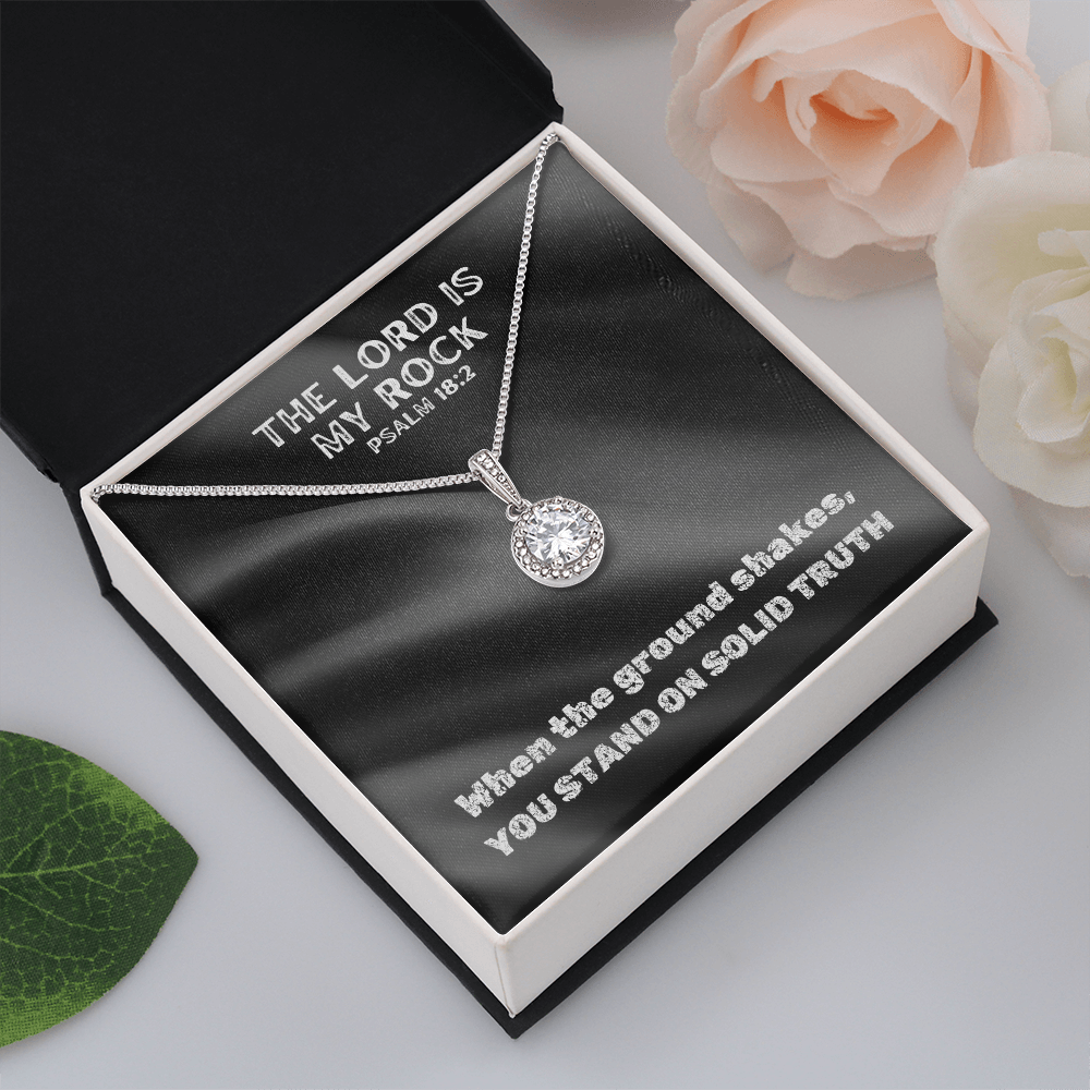 The Lord Is My Rock (Psalm 18:2) | Eternal Hope Pendant Necklace