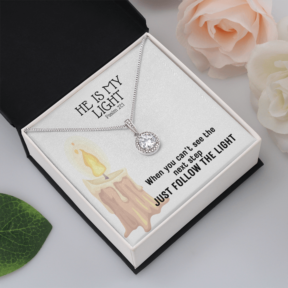 He Is My Light (Psalm 27:1) | Eternal Hope Pendant Necklace