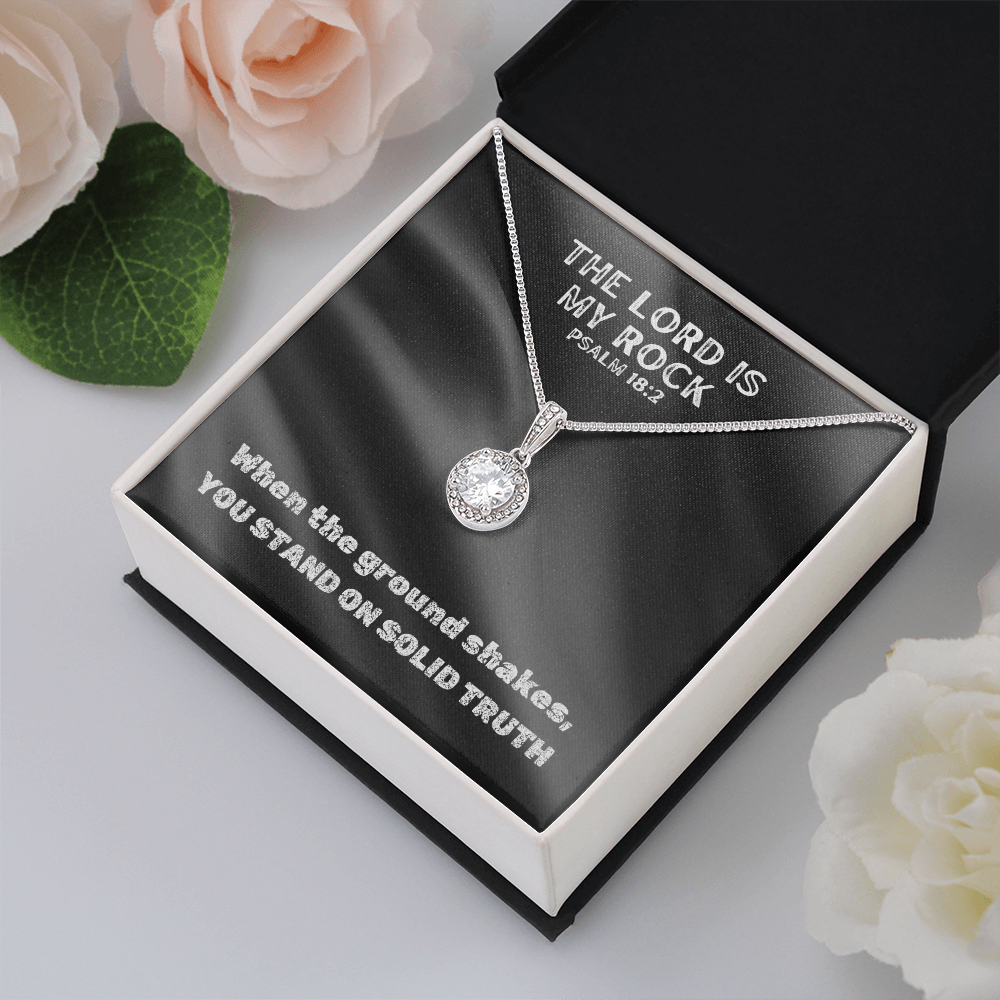 The Lord Is My Rock (Psalm 18:2) | Eternal Hope Pendant Necklace