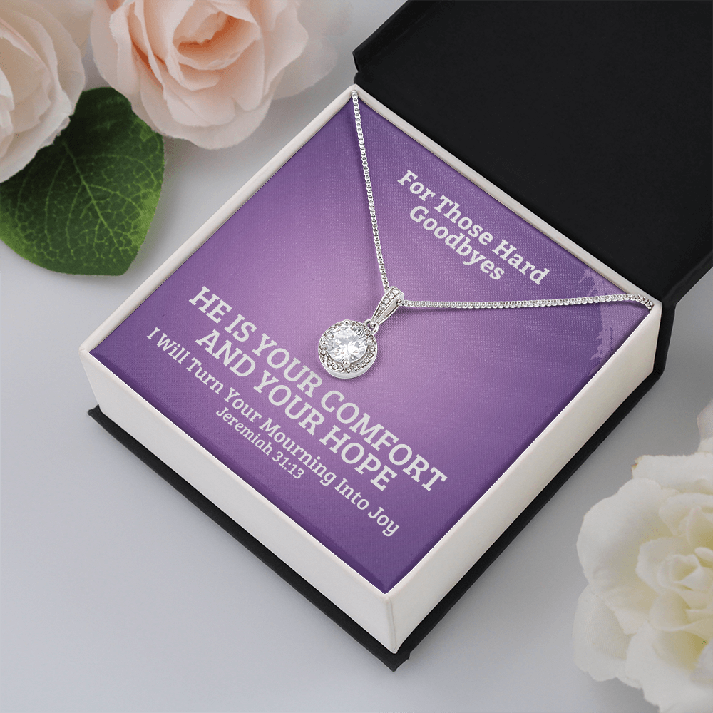 I Will Turn Your Mourning Into Joy (Jeremiah 31:13) | Eternal Hope Pendant Necklace