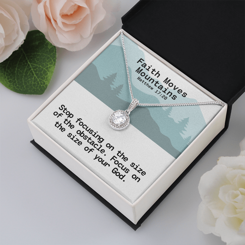 Faith Moves Mountains (Matthew 17:20) | Eternal Hope Pendant Necklace