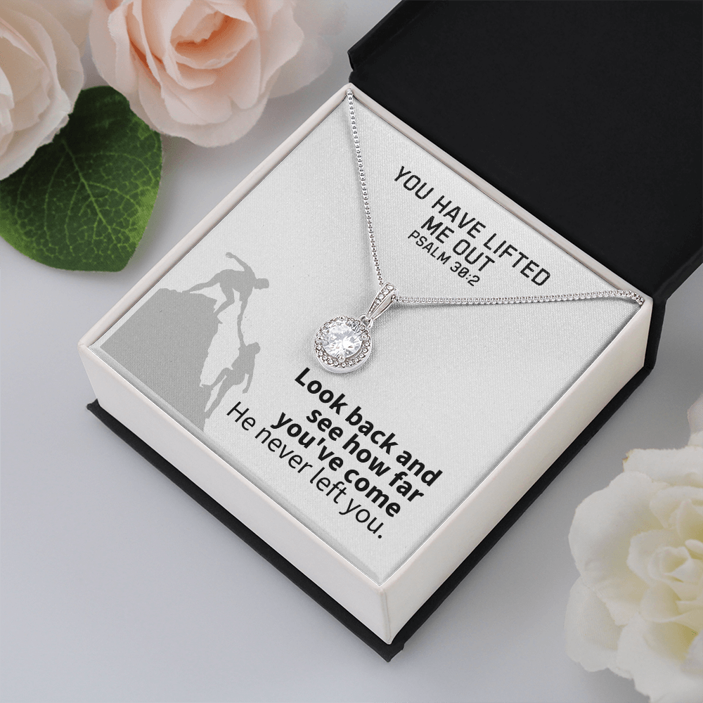 You Have Lifted Me Out (Psalm 30:2) | Eternal Hope Pendant Necklace