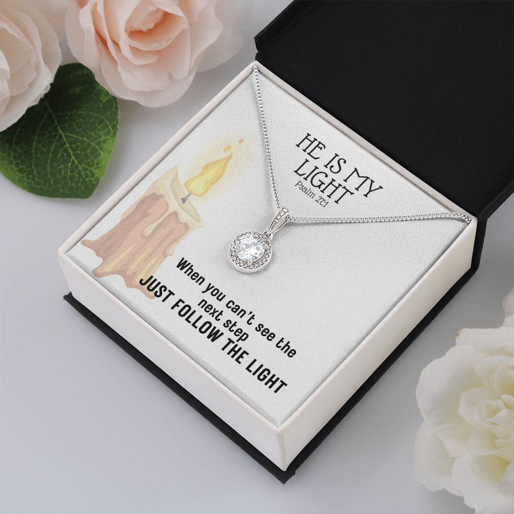 He Is My Light (Psalm 27:1) | Eternal Hope Pendant Necklace