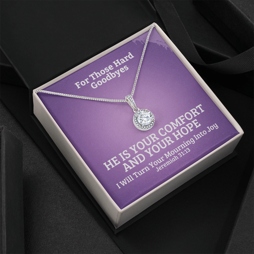 I Will Turn Your Mourning Into Joy (Jeremiah 31:13) | Eternal Hope Pendant Necklace