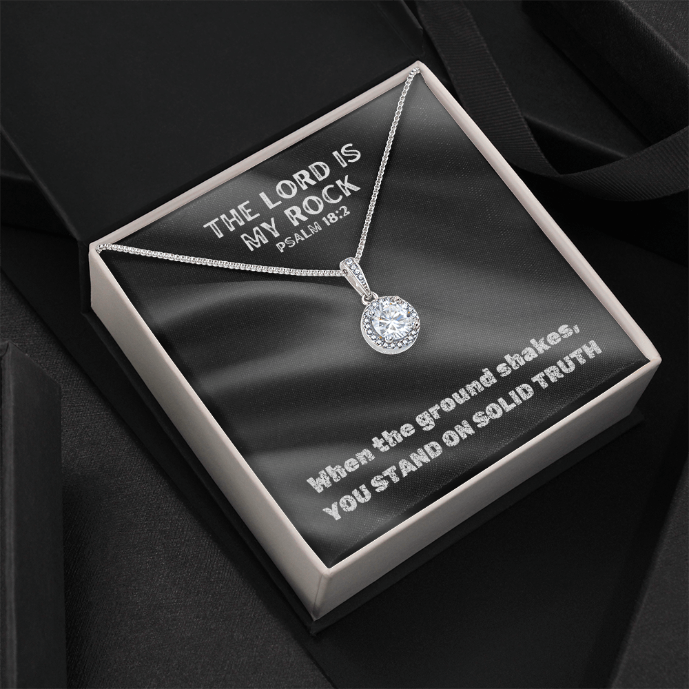 The Lord Is My Rock (Psalm 18:2) | Eternal Hope Pendant Necklace