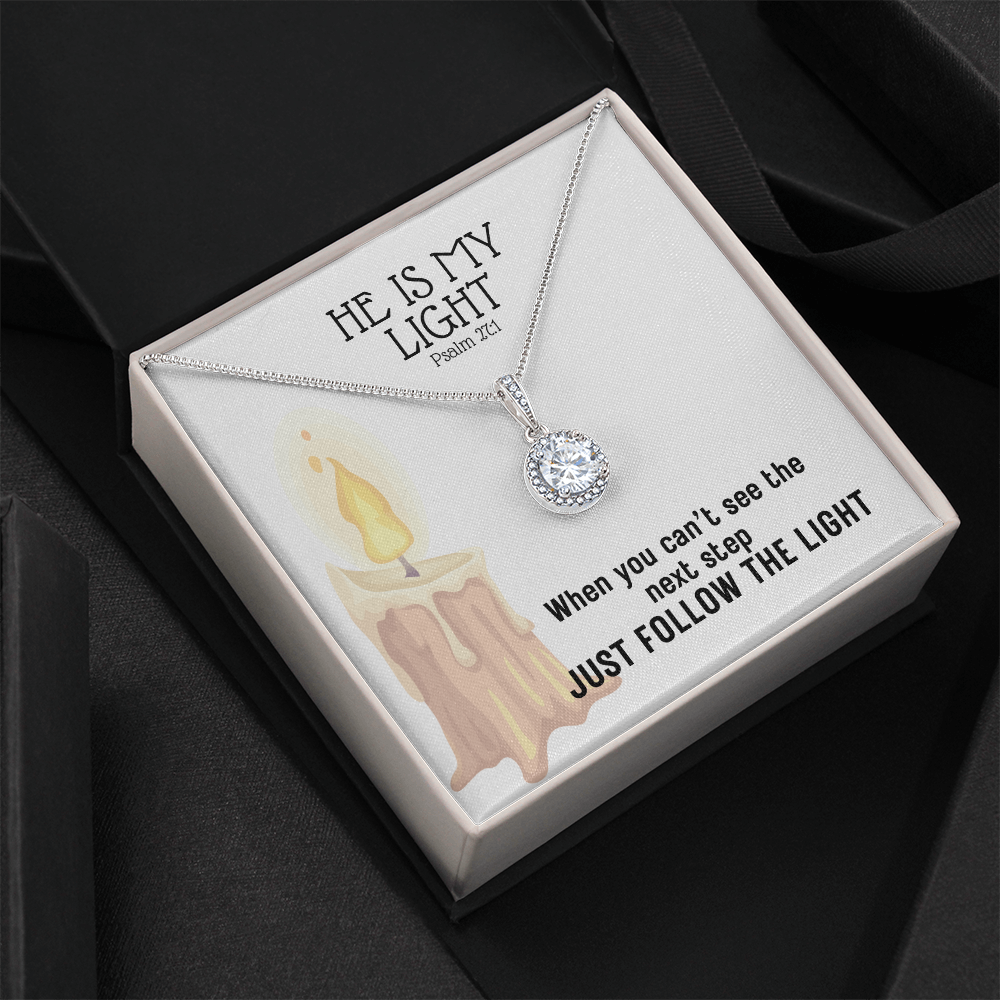He Is My Light (Psalm 27:1) | Eternal Hope Pendant Necklace