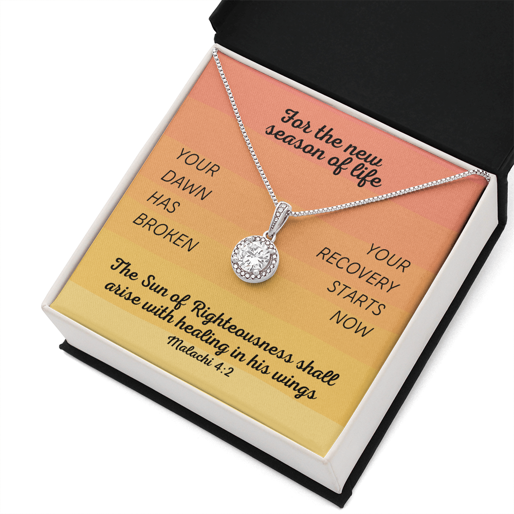 Healing In His Wings (Malachi 4:2) | Eternal Hope Pendant Necklace