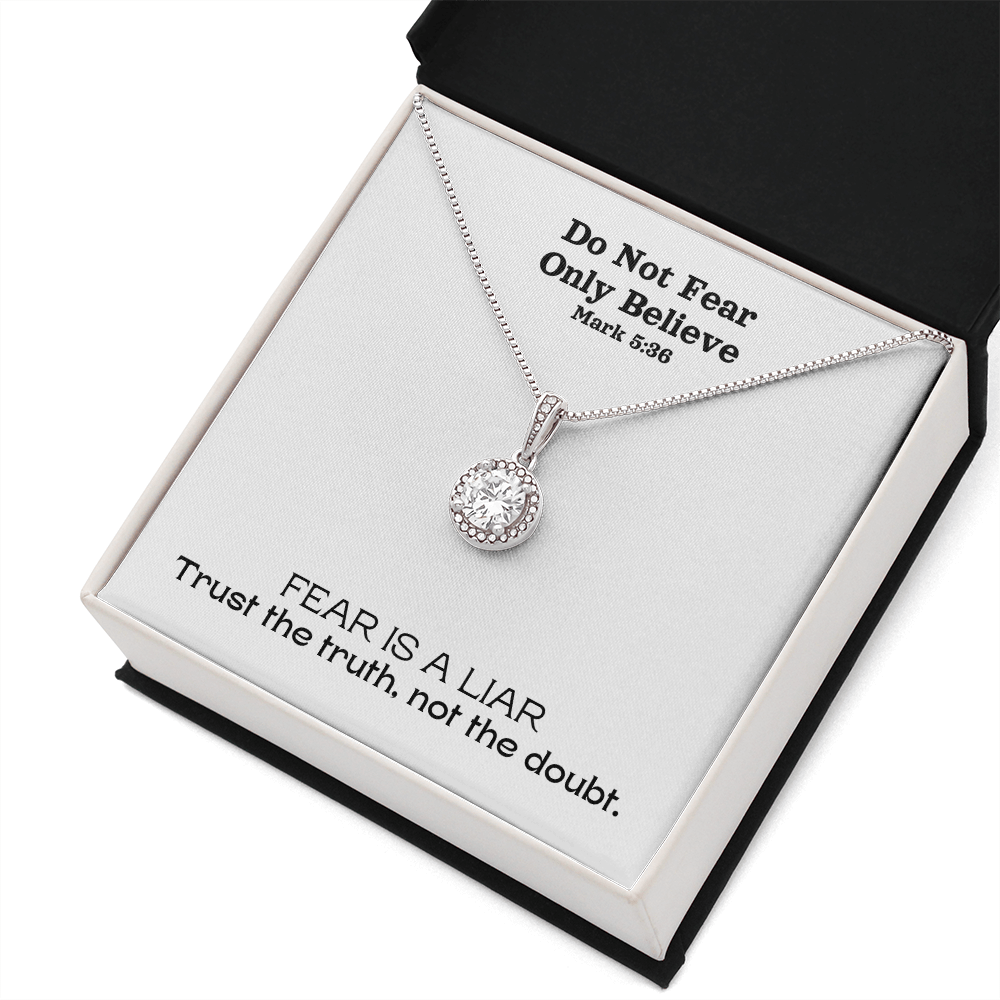 Do Not Fear Only Believe (Mark 5:36) | Eternal Hope Pendant Necklace