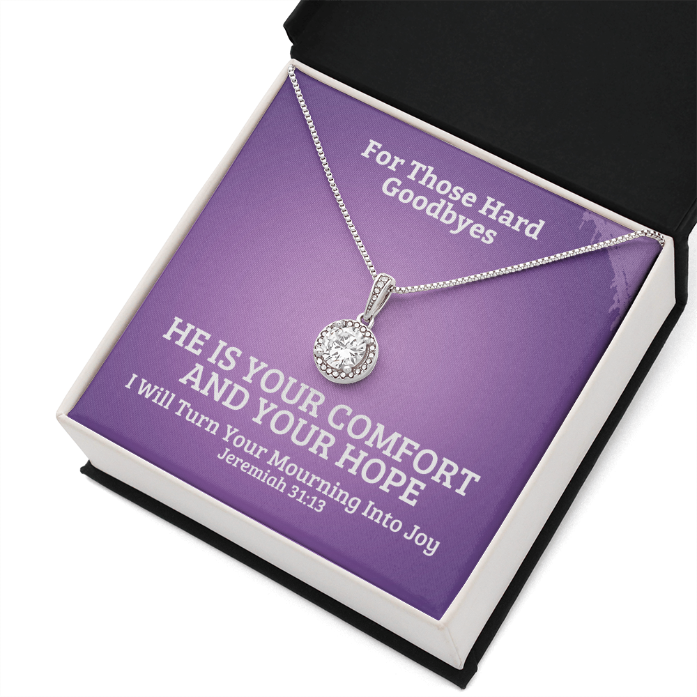 I Will Turn Your Mourning Into Joy (Jeremiah 31:13) | Eternal Hope Pendant Necklace