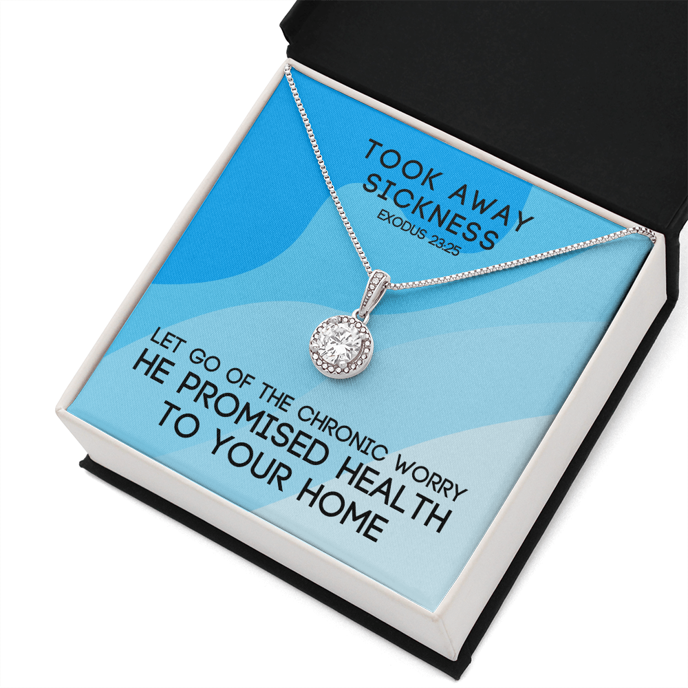 Took Away Sickness (Exodus 23:25) | Eternal Hope Pendant Necklace