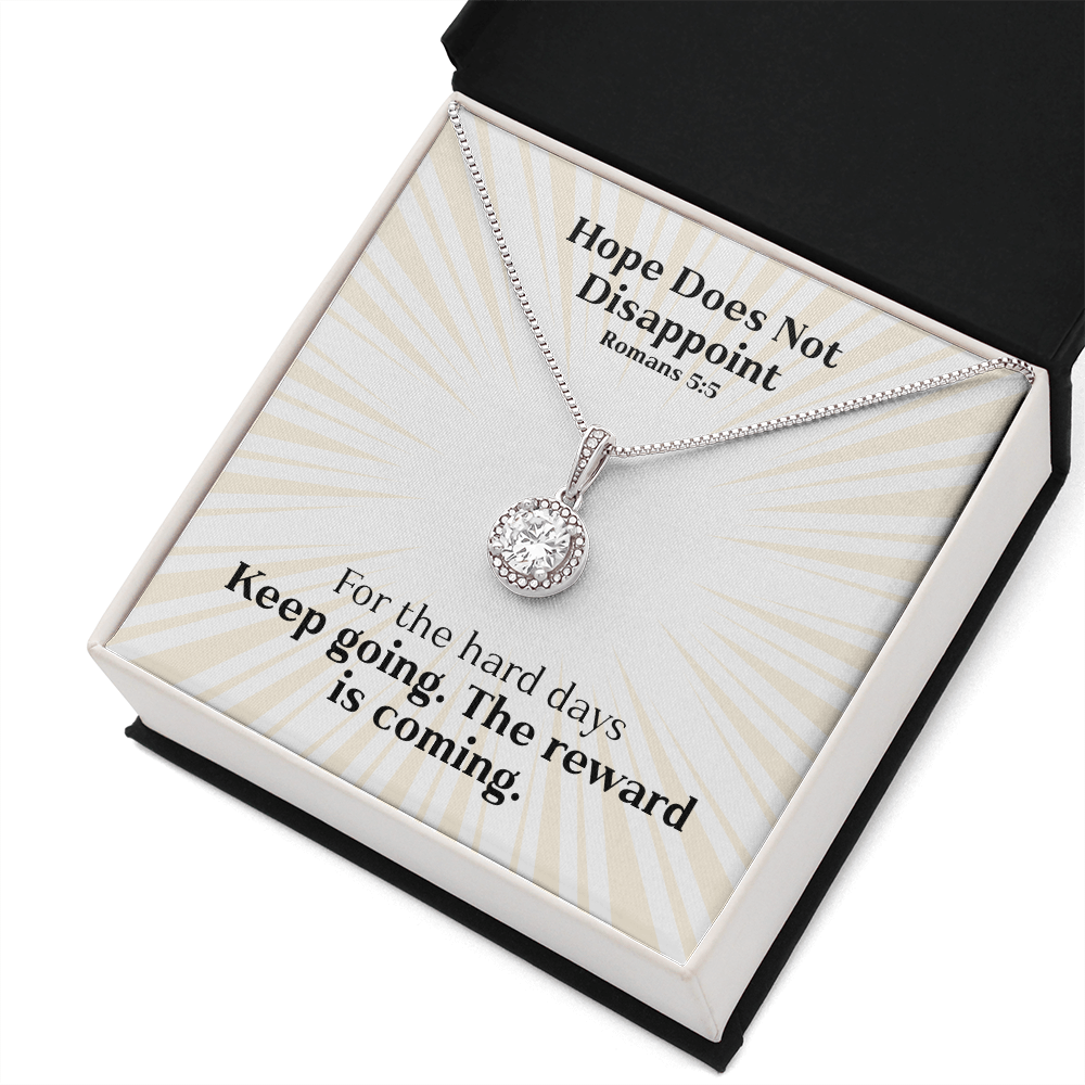 Hope Does Not Disappoint (Romans 5:5) | Eternal Hope Pendant Necklace
