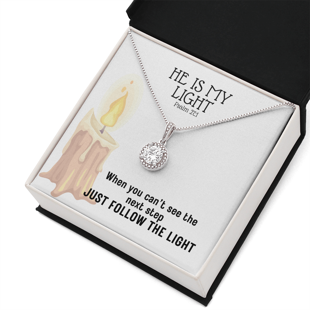 He Is My Light (Psalm 27:1) | Eternal Hope Pendant Necklace