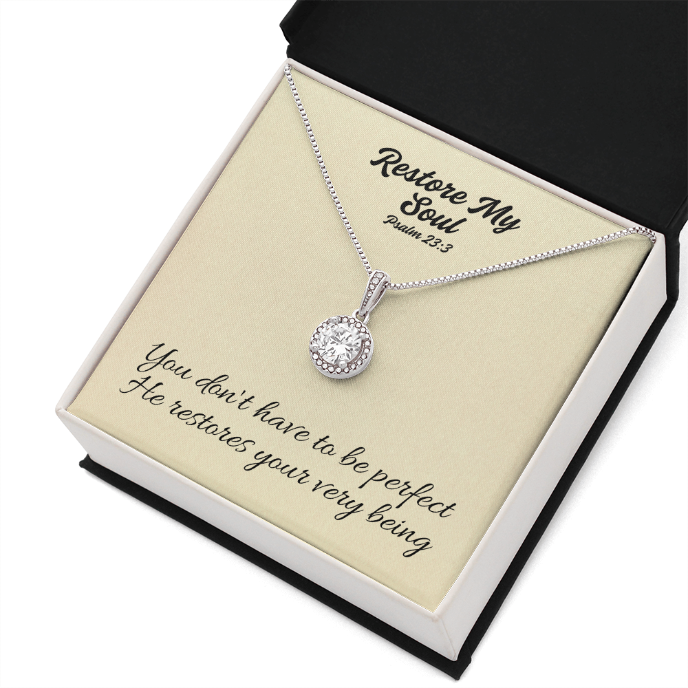 Restore My Soul (Psalm 23:3) | Eternal Hope Pendant Necklace