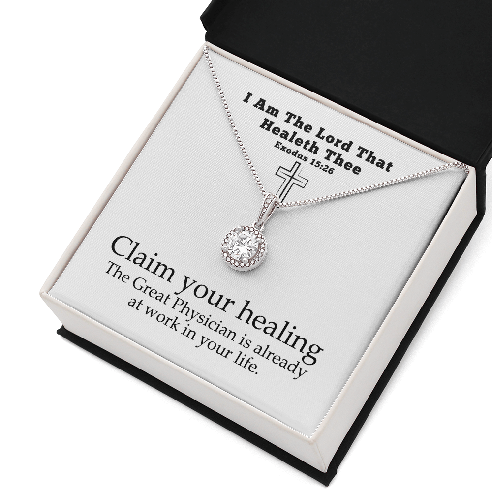 I Am The Lord That Healeth Thee (Exodus 15:26) | Eternal Hope Pendant Necklace
