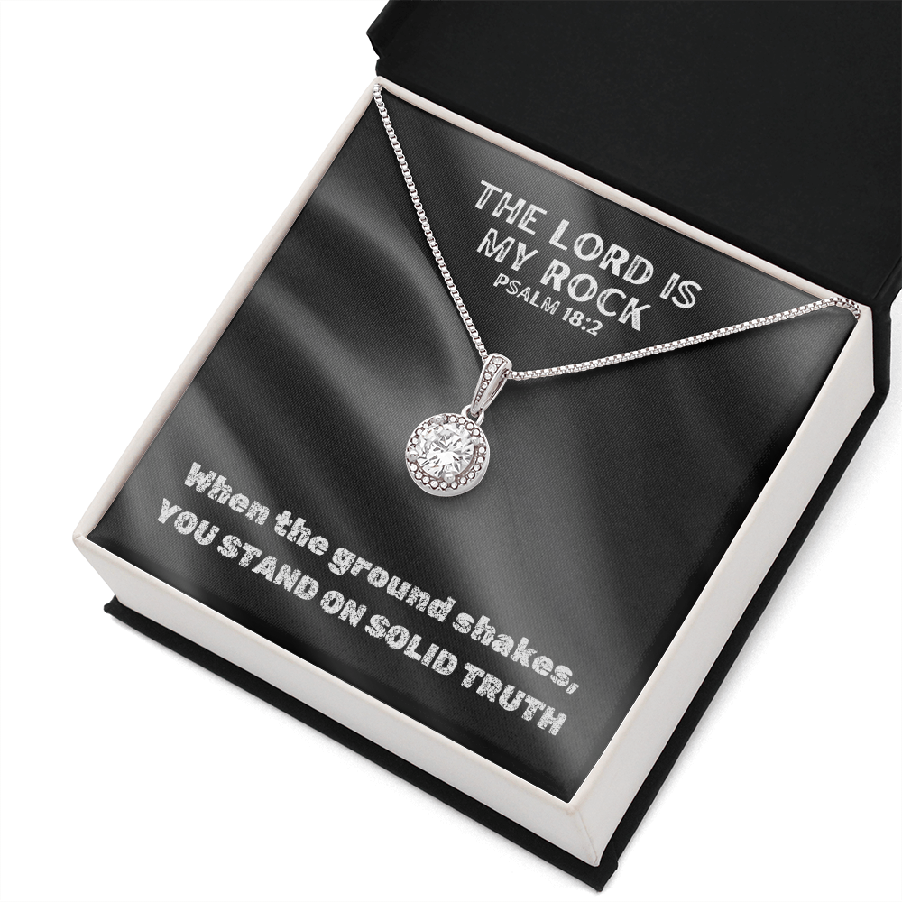 The Lord Is My Rock (Psalm 18:2) | Eternal Hope Pendant Necklace