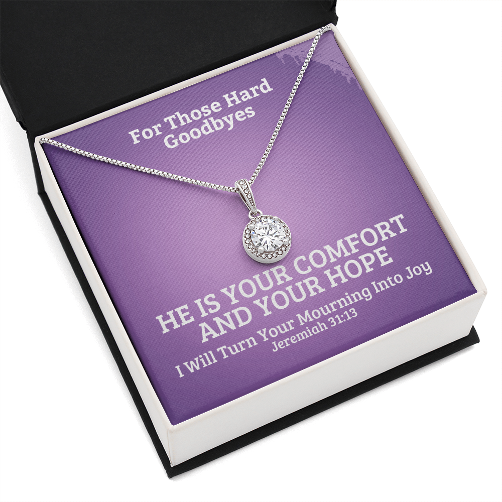 I Will Turn Your Mourning Into Joy (Jeremiah 31:13) | Eternal Hope Pendant Necklace