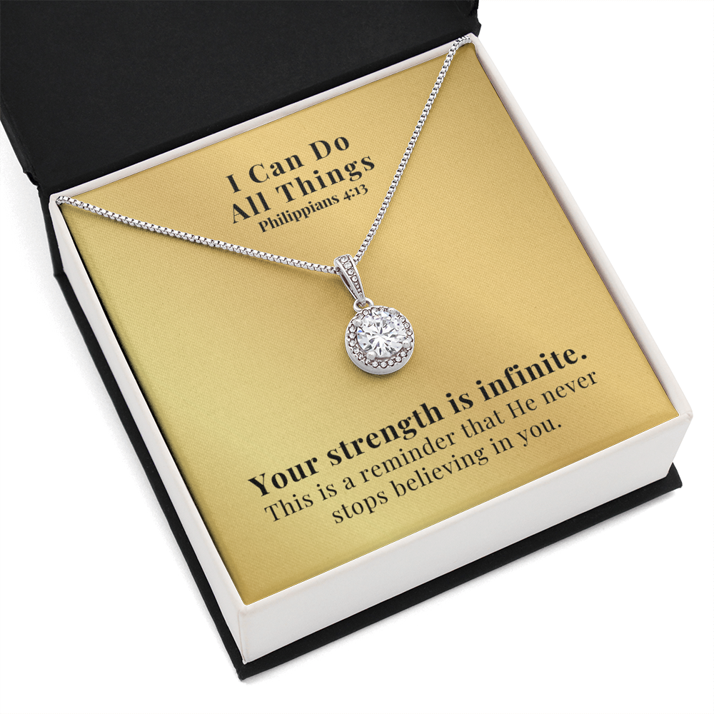 I Can Do All Things (Philippians 4:13) | Eternal Hope Pendant Necklace