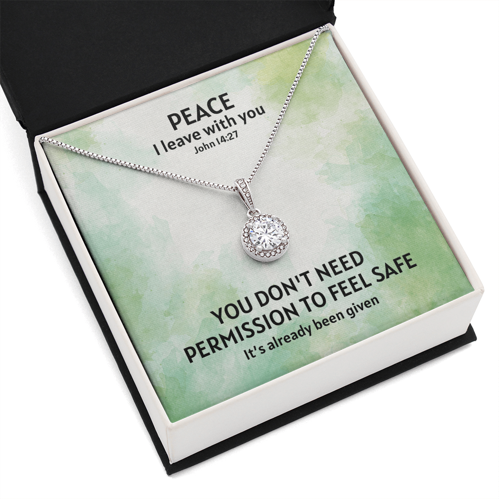Peace I Leave With You (John 14:27) | Eternal Hope Pendant Necklace