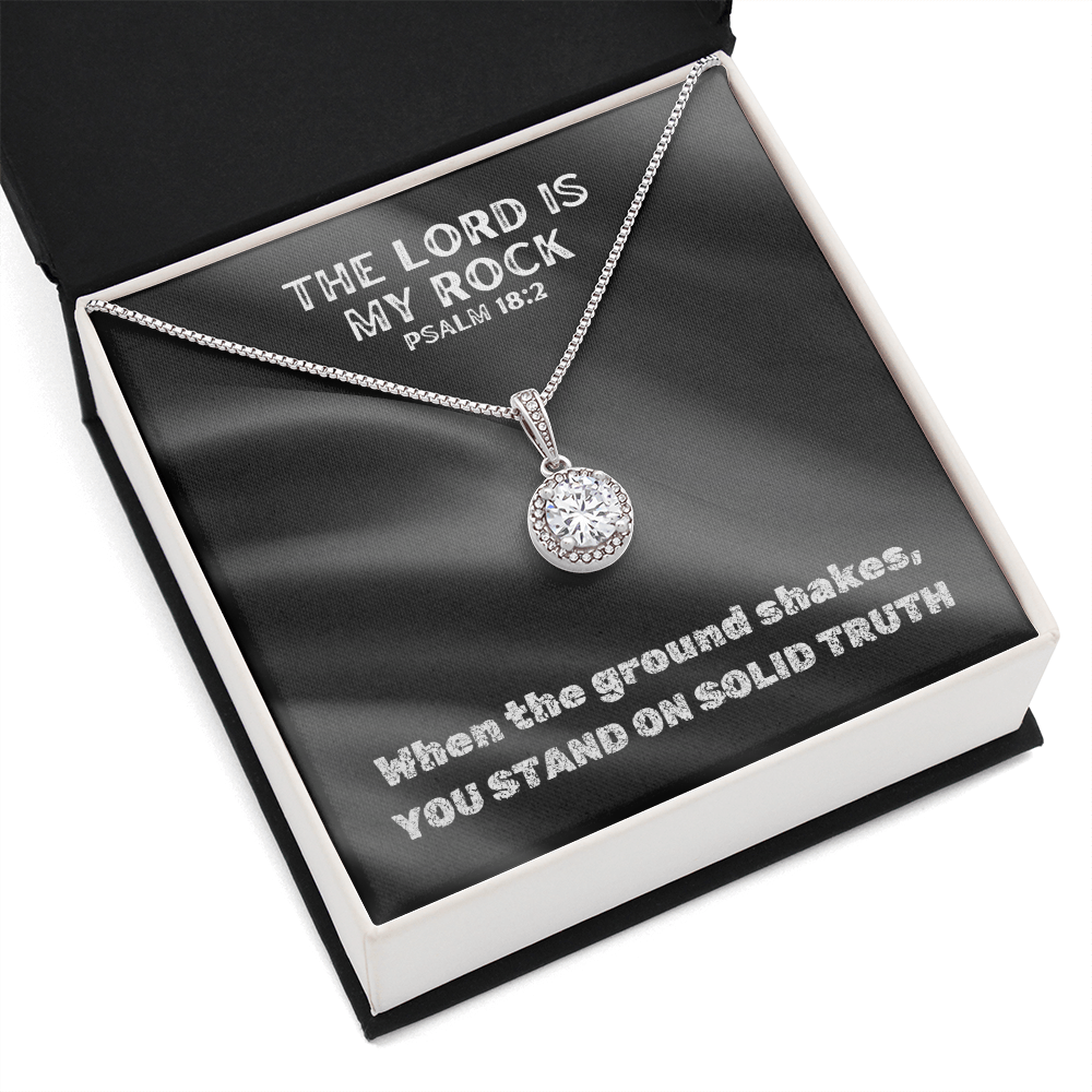 The Lord Is My Rock (Psalm 18:2) | Eternal Hope Pendant Necklace