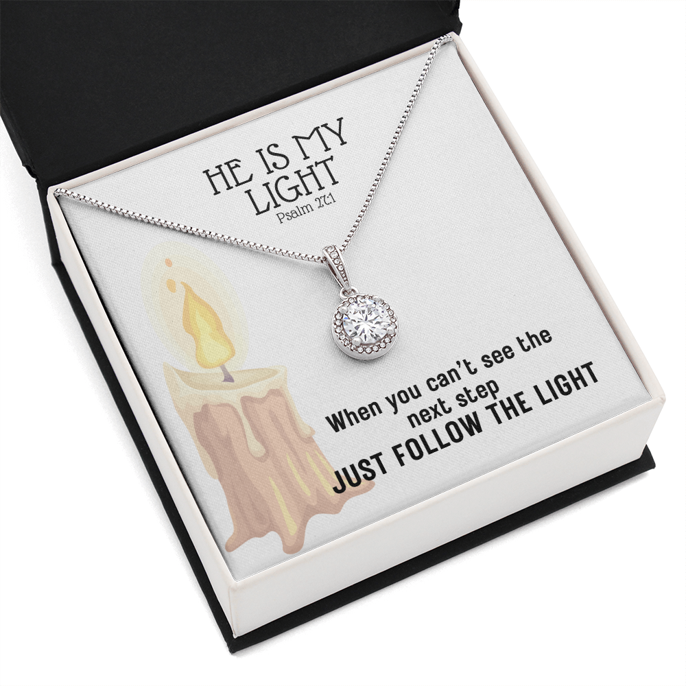 He Is My Light (Psalm 27:1) | Eternal Hope Pendant Necklace