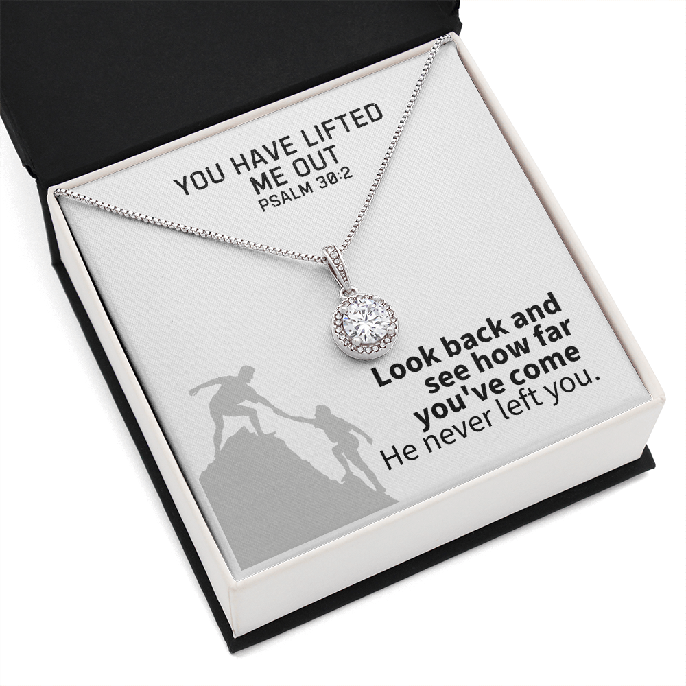 You Have Lifted Me Out (Psalm 30:2) | Eternal Hope Pendant Necklace
