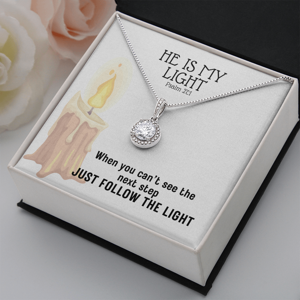 He Is My Light (Psalm 27:1) | Eternal Hope Pendant Necklace