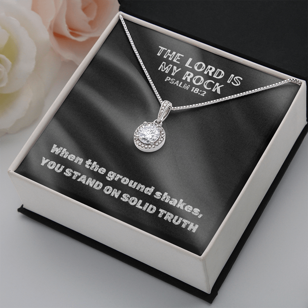 The Lord Is My Rock (Psalm 18:2) | Eternal Hope Pendant Necklace