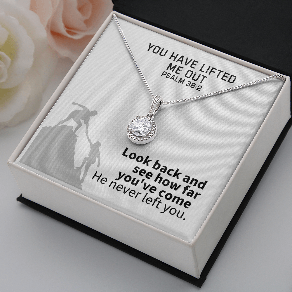 You Have Lifted Me Out (Psalm 30:2) | Eternal Hope Pendant Necklace