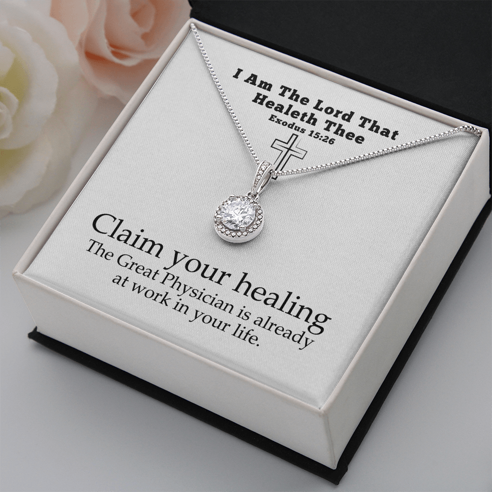 I Am The Lord That Healeth Thee (Exodus 15:26) | Eternal Hope Pendant Necklace