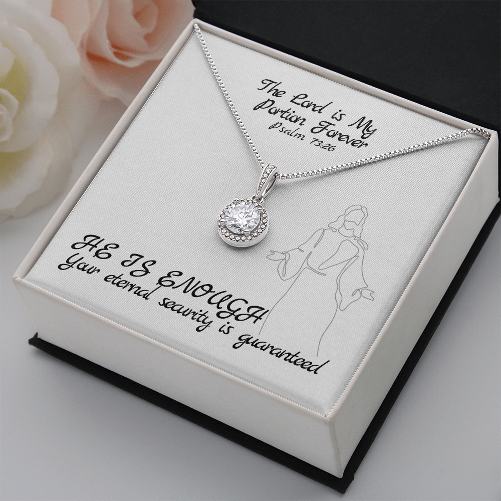 The Lord is My Portion Forever (Psalm 73:26) | Eternal Hope Pendant Necklace