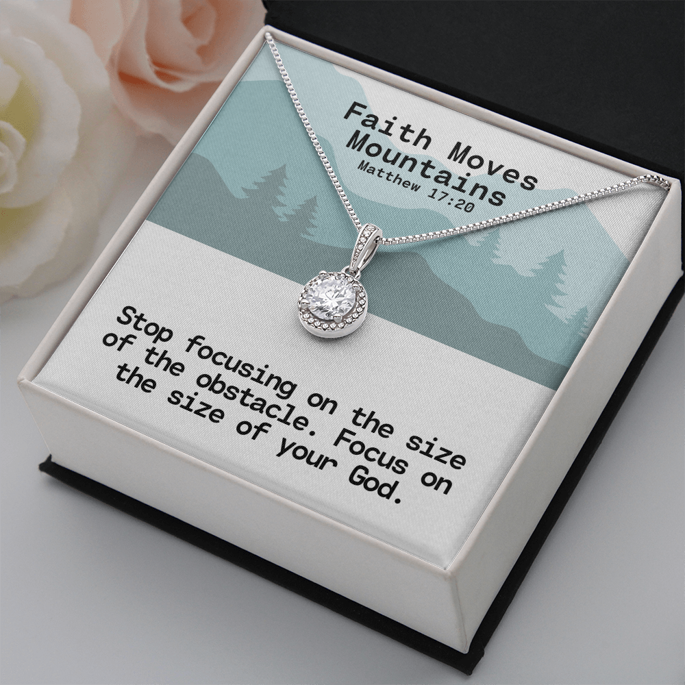 Faith Moves Mountains (Matthew 17:20) | Eternal Hope Pendant Necklace