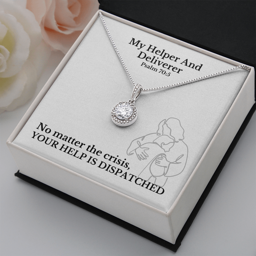 My Helper And Deliverer (Psalm 70:5) | Eternal Hope Pendant Necklace