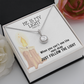 He Is My Light (Psalm 27:1) | Eternal Hope Pendant Necklace