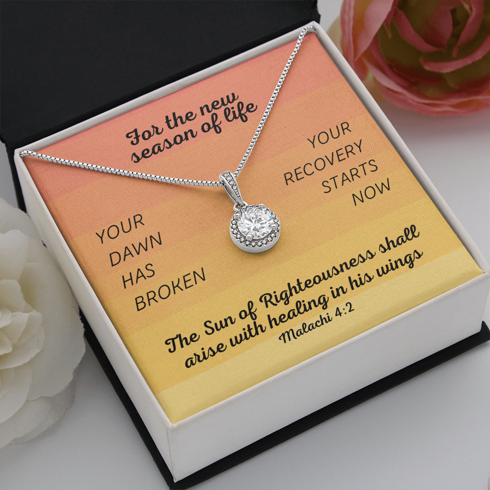 Healing In His Wings (Malachi 4:2) | Eternal Hope Pendant Necklace