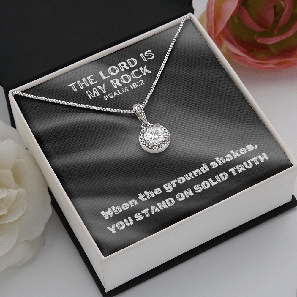 The Lord Is My Rock (Psalm 18:2) | Eternal Hope Pendant Necklace