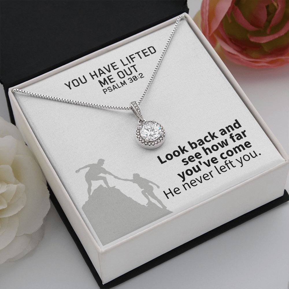 You Have Lifted Me Out (Psalm 30:2) | Eternal Hope Pendant Necklace