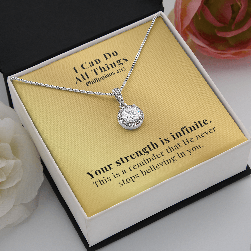 I Can Do All Things (Philippians 4:13) | Eternal Hope Pendant Necklace