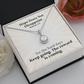 Hope Does Not Disappoint (Romans 5:5) | Eternal Hope Pendant Necklace