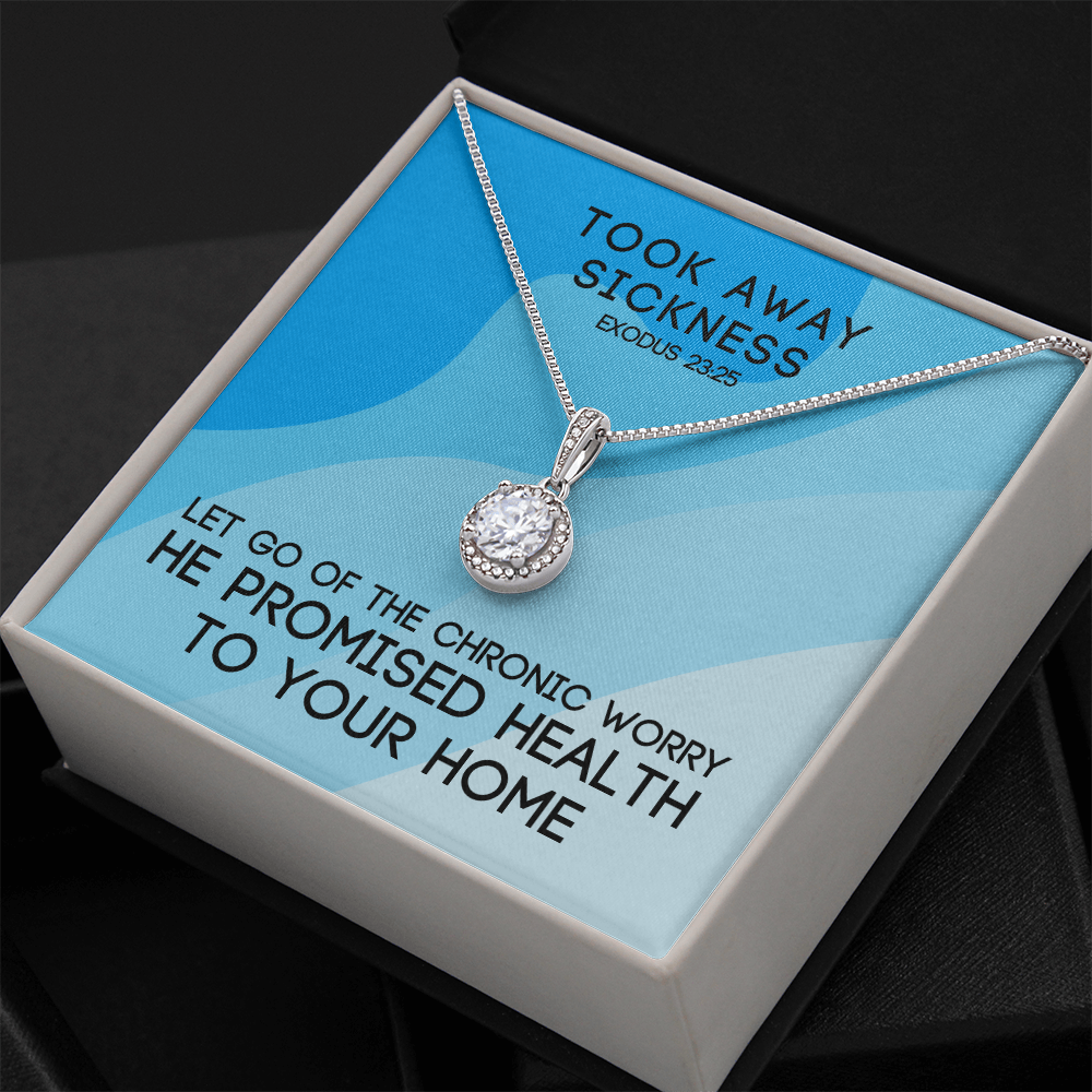 Took Away Sickness (Exodus 23:25) | Eternal Hope Pendant Necklace
