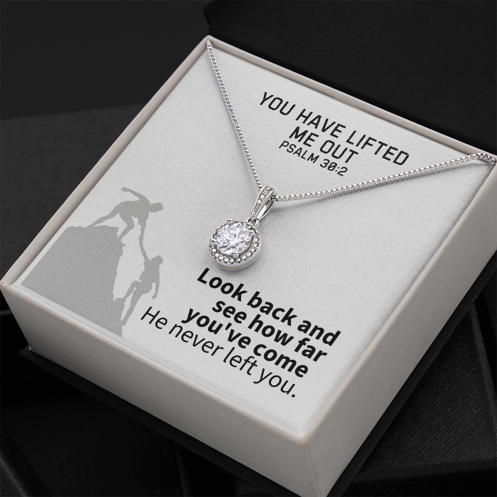 You Have Lifted Me Out (Psalm 30:2) | Eternal Hope Pendant Necklace