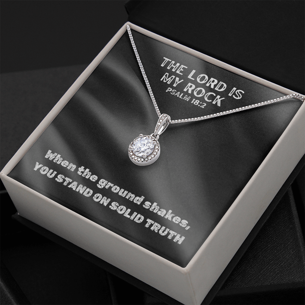 The Lord Is My Rock (Psalm 18:2) | Eternal Hope Pendant Necklace