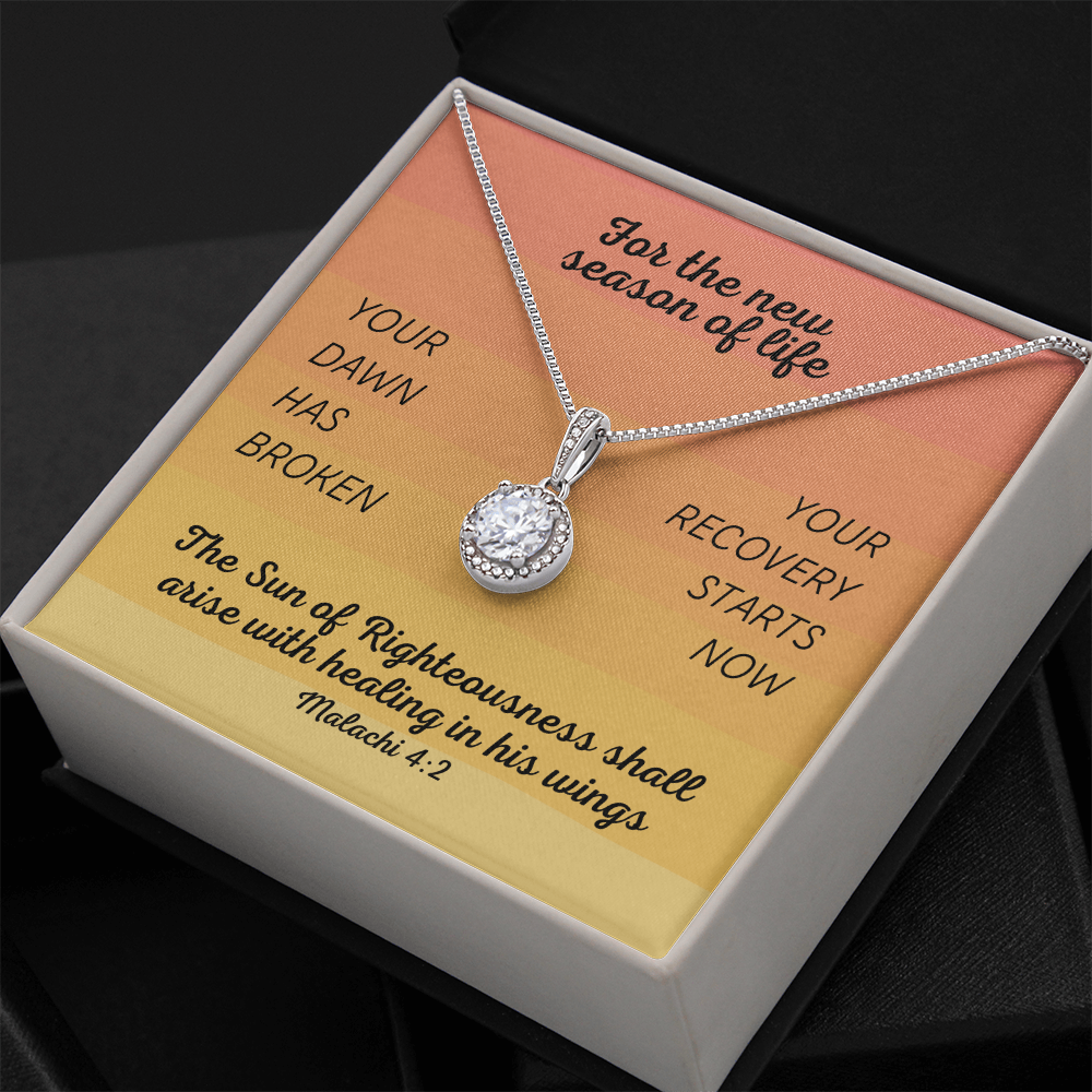 Healing In His Wings (Malachi 4:2) | Eternal Hope Pendant Necklace