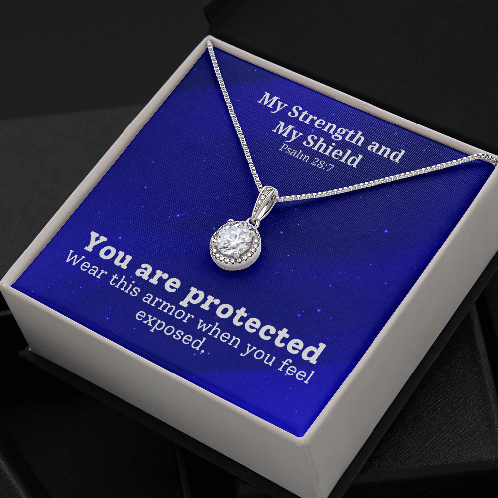 My Strength and My Shield (Psalm 28:7) | Eternal Hope Pendant Necklace