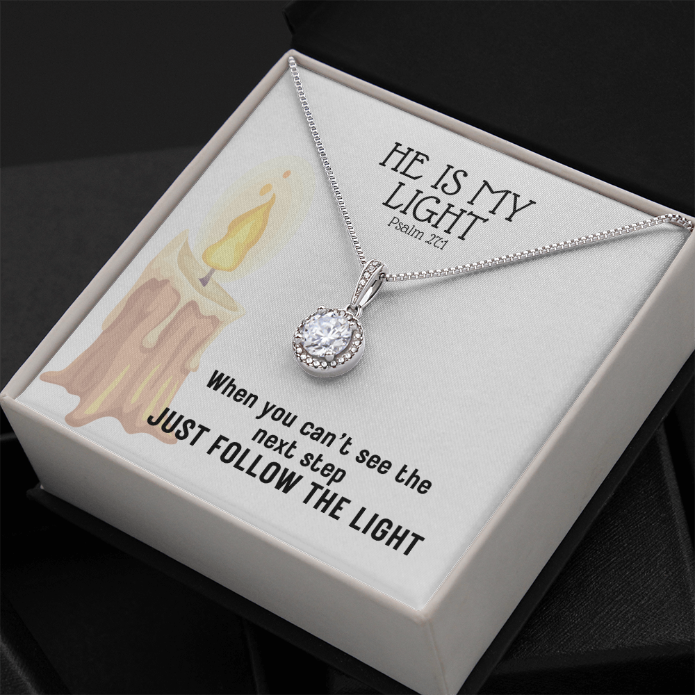 He Is My Light (Psalm 27:1) | Eternal Hope Pendant Necklace