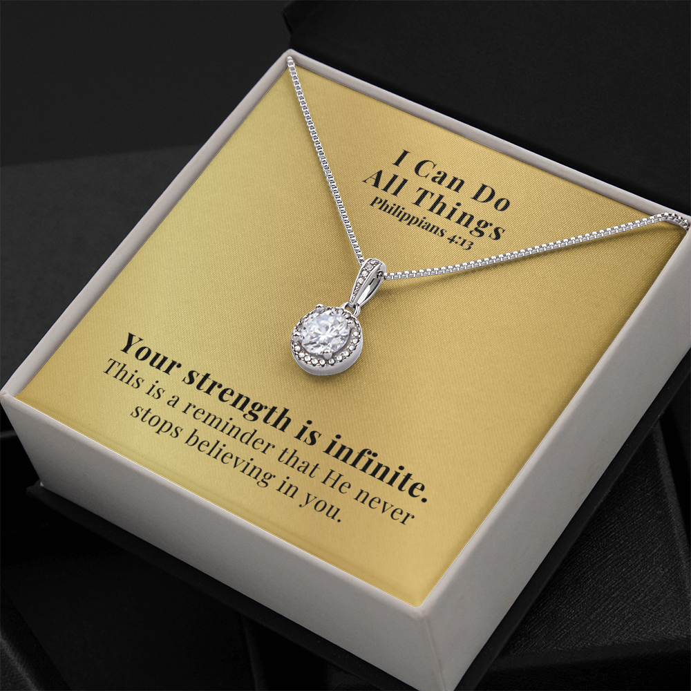 I Can Do All Things (Philippians 4:13) | Eternal Hope Pendant Necklace