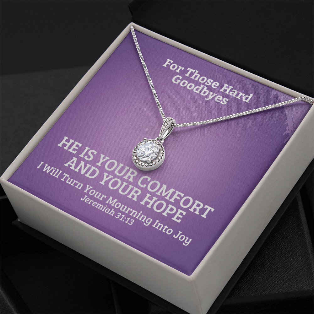 I Will Turn Your Mourning Into Joy (Jeremiah 31:13) | Eternal Hope Pendant Necklace