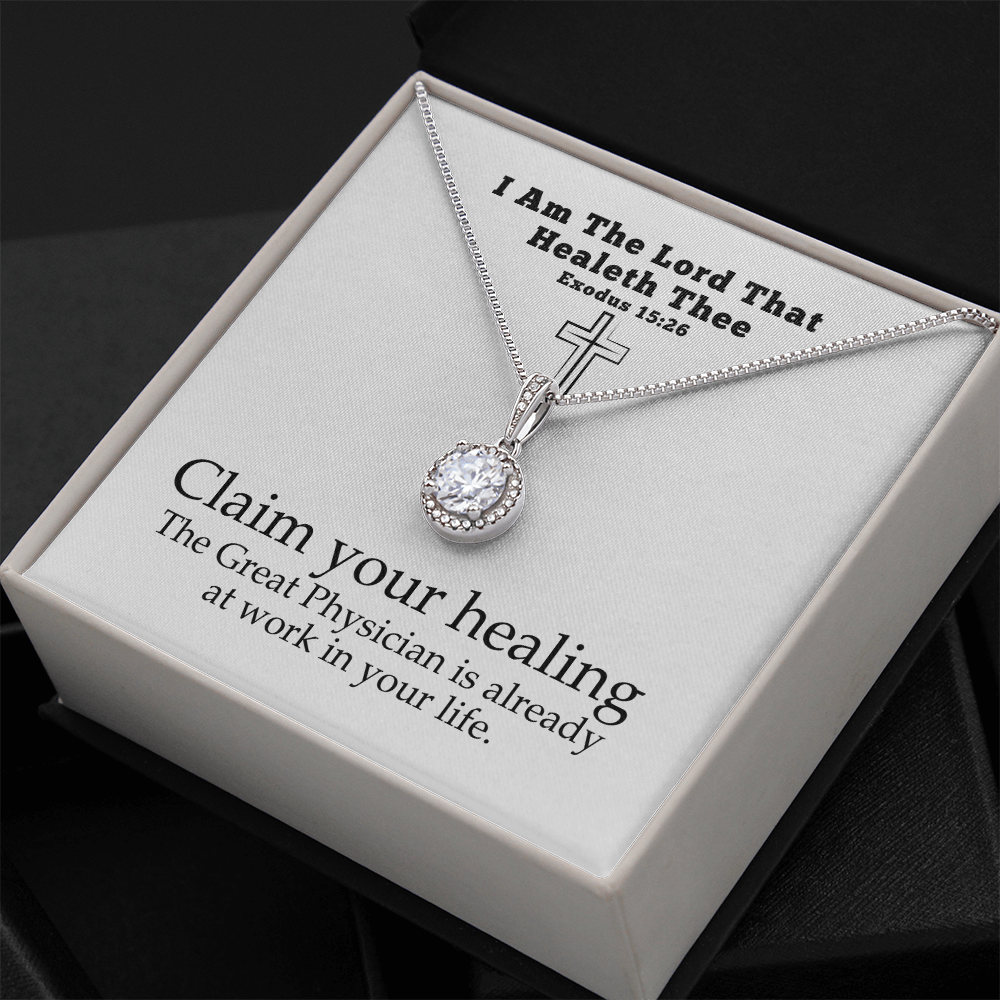 I Am The Lord That Healeth Thee (Exodus 15:26) | Eternal Hope Pendant Necklace