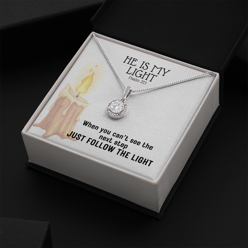 He Is My Light (Psalm 27:1) | Eternal Hope Pendant Necklace
